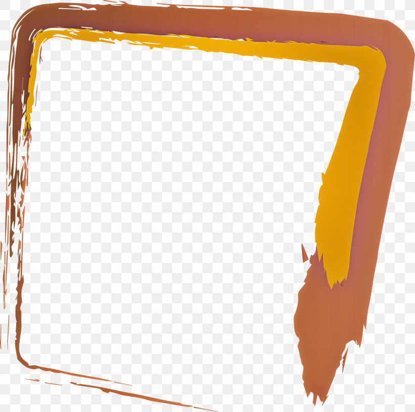 Rectangle, PNG, 3000x2983px, Brush Frame, Frame, Rectangle, Watercolor Frame Download Free