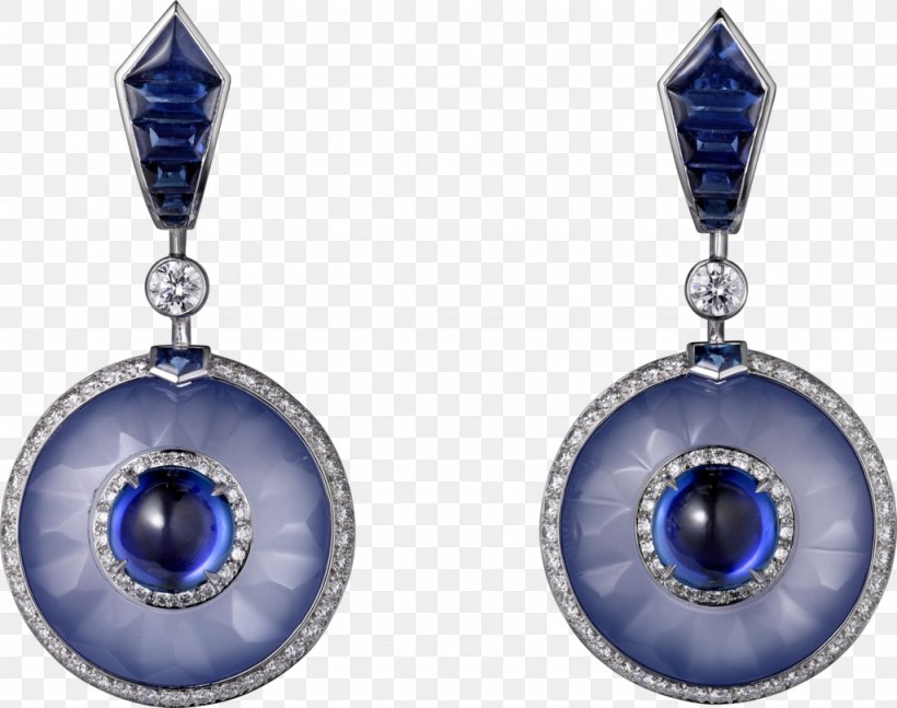 Sapphire Earring Cartier Jewellery Gemstone, PNG, 1024x808px, Sapphire, Body Jewelry, Cabochon, Carat, Cartier Download Free