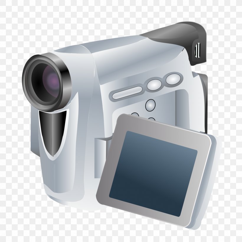 Digital Video Video Cameras Camcorder Clip Art, PNG, 2400x2400px, Digital Video, Camcorder, Camera, Camera Lens, Cameras Optics Download Free