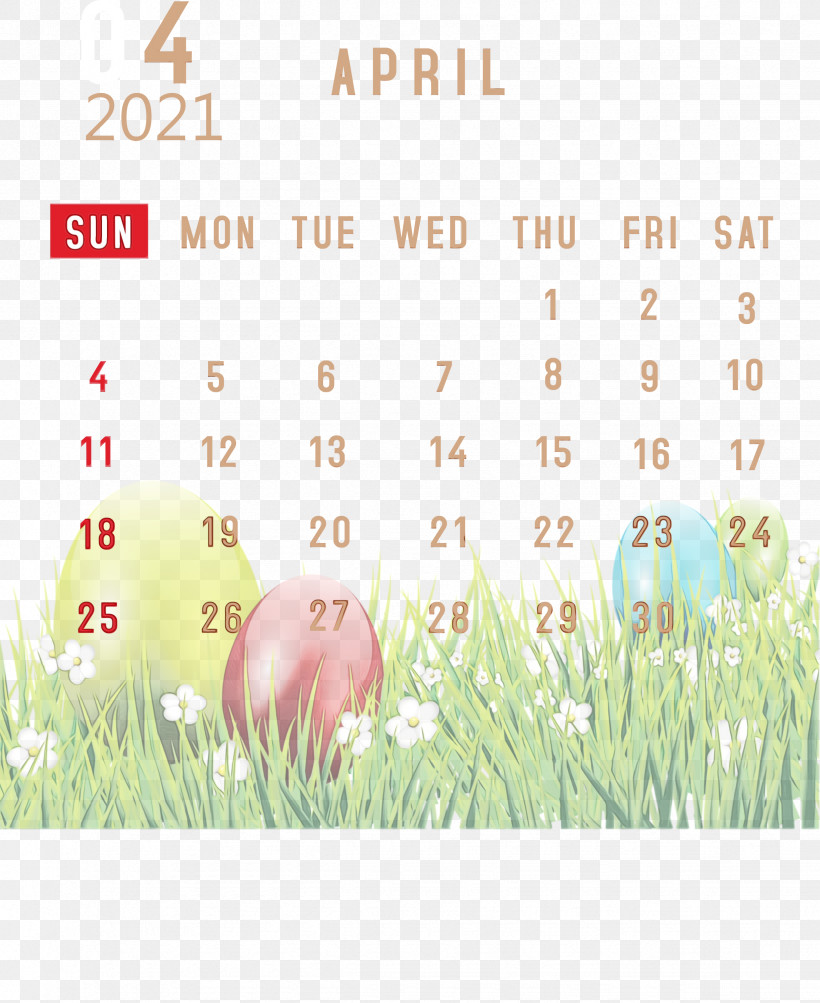 Easter Egg, PNG, 2452x3000px, 2021 Calendar, April 2021 Printable Calendar, Calendar System, Easter Egg, Grasses Download Free