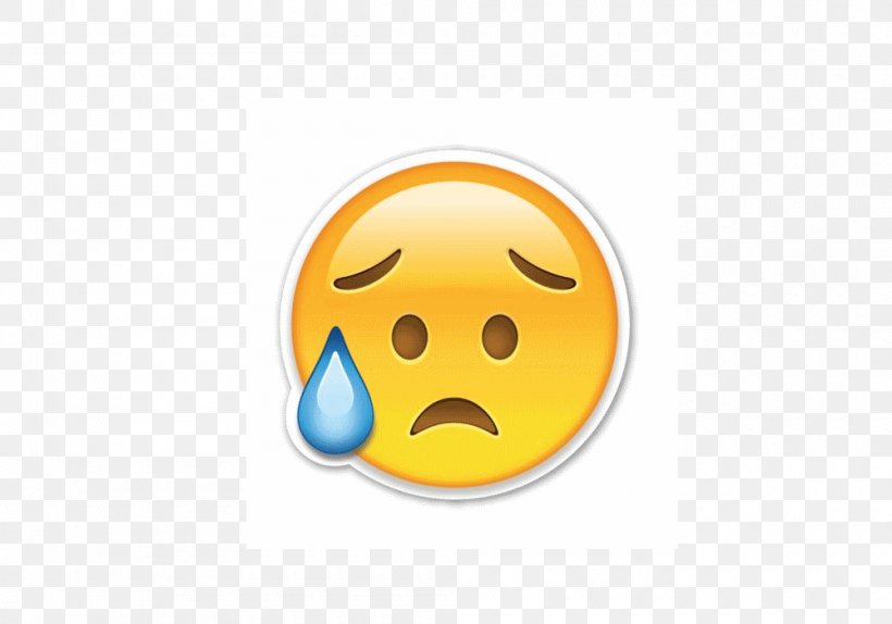 Emoji Sadness Emoticon Smiley Sticker, PNG, 1000x700px, Emoji, Emoticon, Emotion, Face With Tears Of Joy Emoji, Happiness Download Free