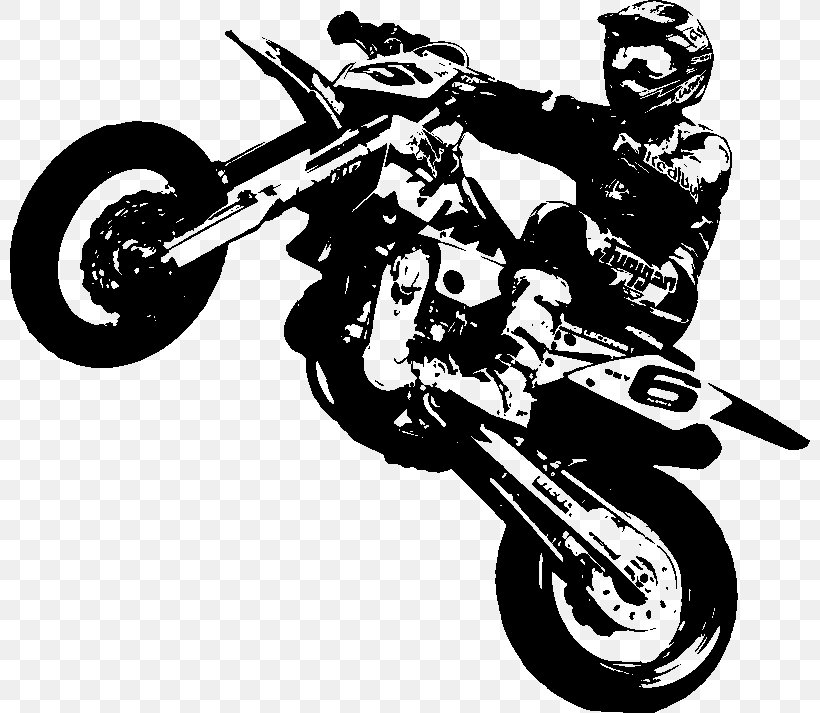Motorcycle Supermoto Honda CRF450R KTM Sticker, PNG, 801x713px, Motorcycle, Automotive Design, Automotive Tire, Automotive Wheel System, Bicycle Download Free