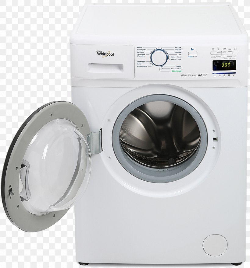 Washing Machines Clothes Dryer Whirlpool Corporation Refrigerator, PNG, 856x920px, Washing Machines, Agitator, Clothes Dryer, Dishwasher, Electrolux Download Free
