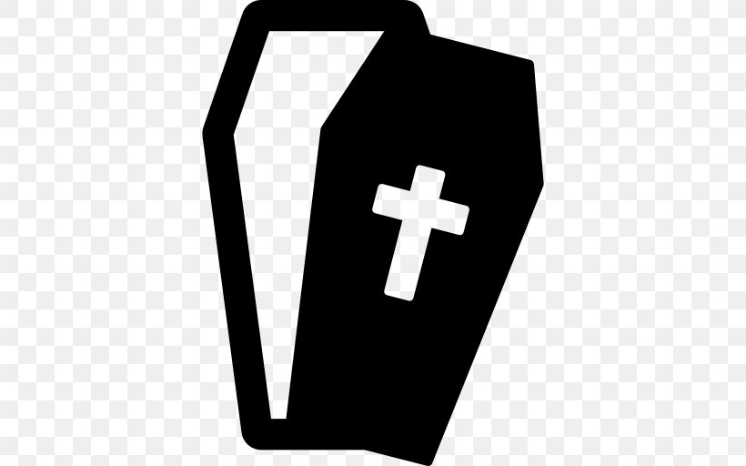 Coffin Clip Art, PNG, 512x512px, Coffin, Black, Black And White, Brand, Cross Download Free