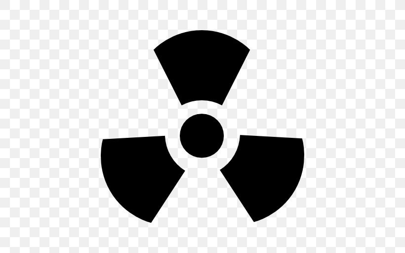 Radiation Hazard Symbol Nuclear Power Radioactive Decay Warning Sign, PNG, 512x512px, Radiation, Biological Hazard, Black, Black And White, Hazard Download Free
