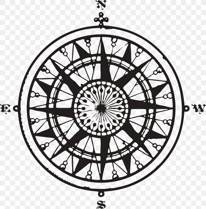 Abziehtattoo Compass Flash Body Art, PNG, 1248x1269px, Tattoo, Abziehtattoo, Bicycle Part, Bicycle Wheel, Black And White Download Free