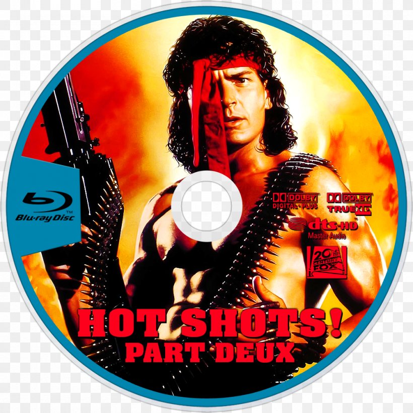 Charlie Sheen Hot Shots! Part Deux Blu-ray Disc Film, PNG, 1000x1000px, Charlie Sheen, Album Cover, Bluray Disc, Compact Disc, Dvd Download Free