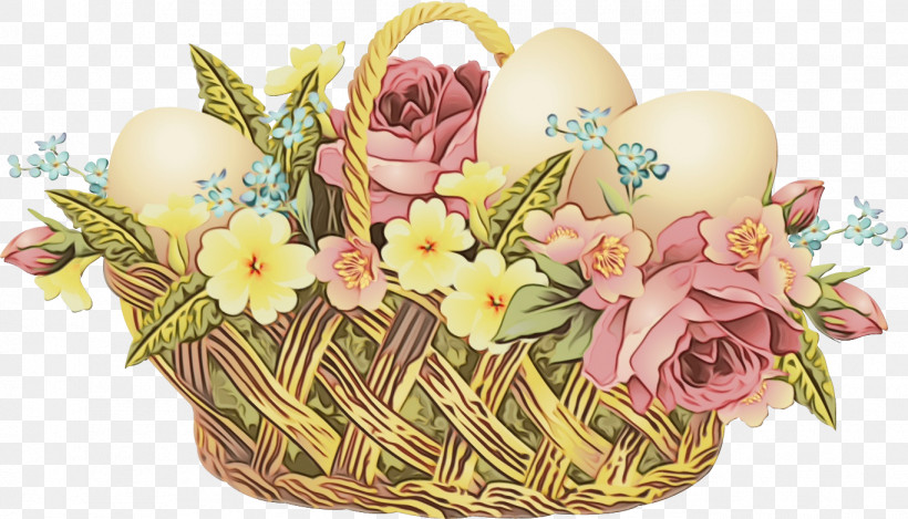 Floral Design, PNG, 1366x782px, Watercolor, Artificial Flower, Basket, Bouquet, Cut Flowers Download Free