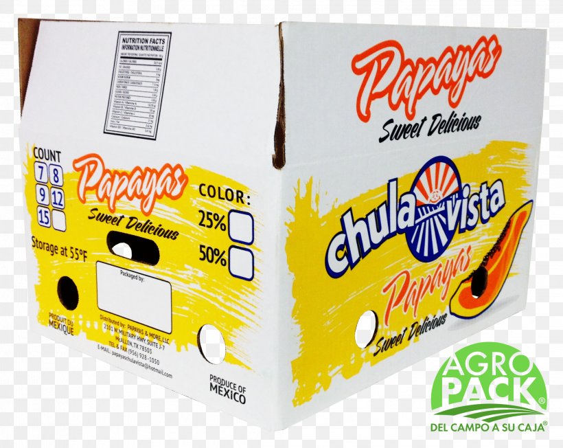 Packaging And Labeling Box Papaya Cardboard, PNG, 2036x1621px, Packaging And Labeling, Agriculture, Avocado, Box, Brand Download Free