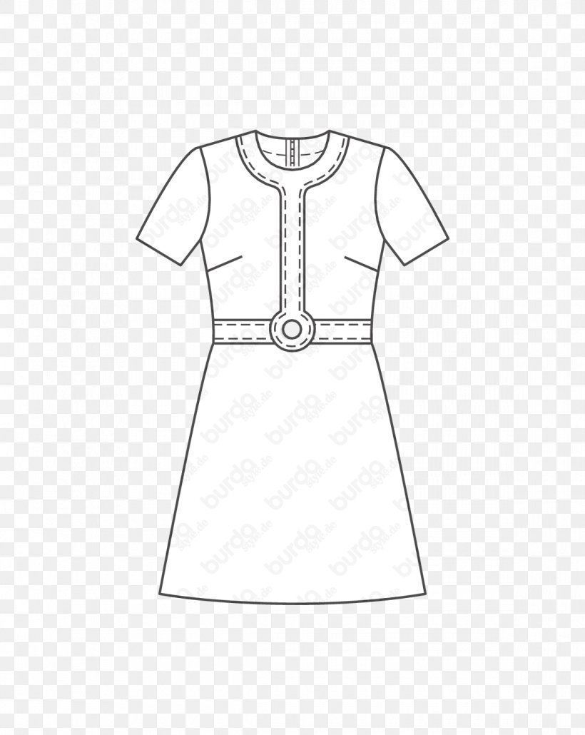 T-shirt Pattern Sleeve Dress A-line, PNG, 1170x1470px, Tshirt, Aline, Black, Black And White, Brand Download Free