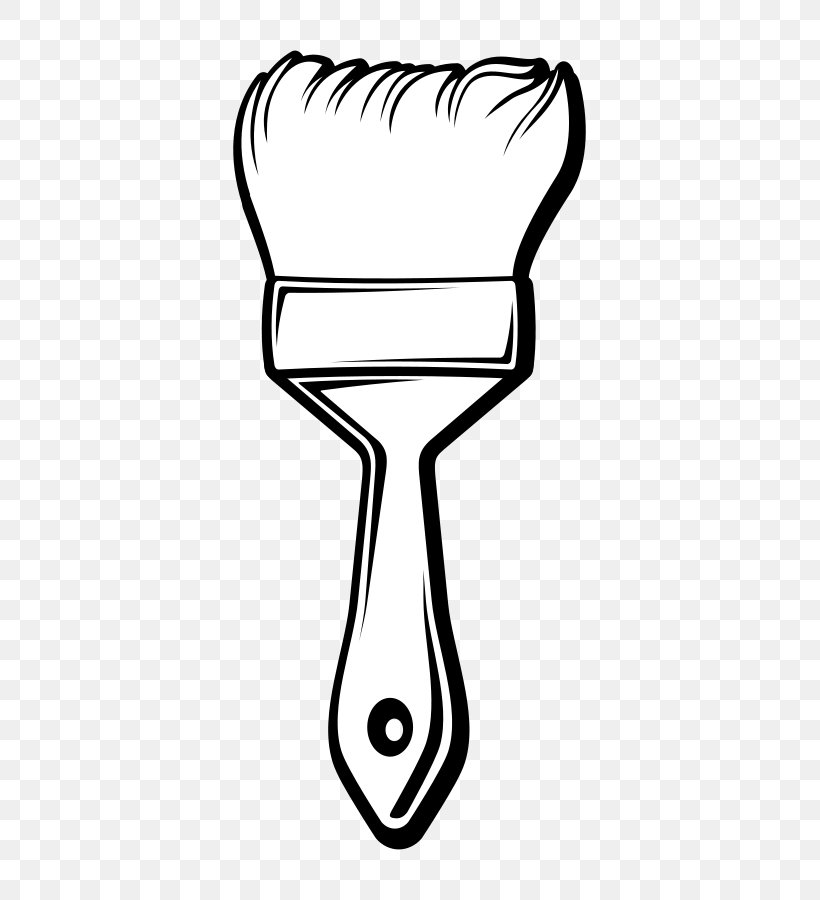 Paintbrush Painting Clip Art, PNG, 409x900px, Brush, Area, Art, Black And White, Color Download Free