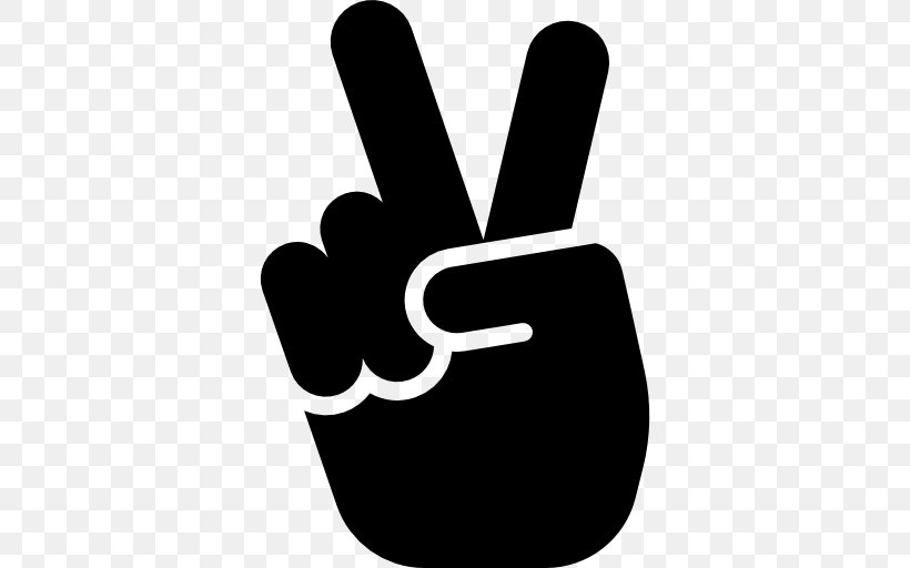 V Sign Peace Symbols Drawing Clip Art, PNG, 512x512px, V Sign, Black And White, Drawing, Finger, Gesture Download Free