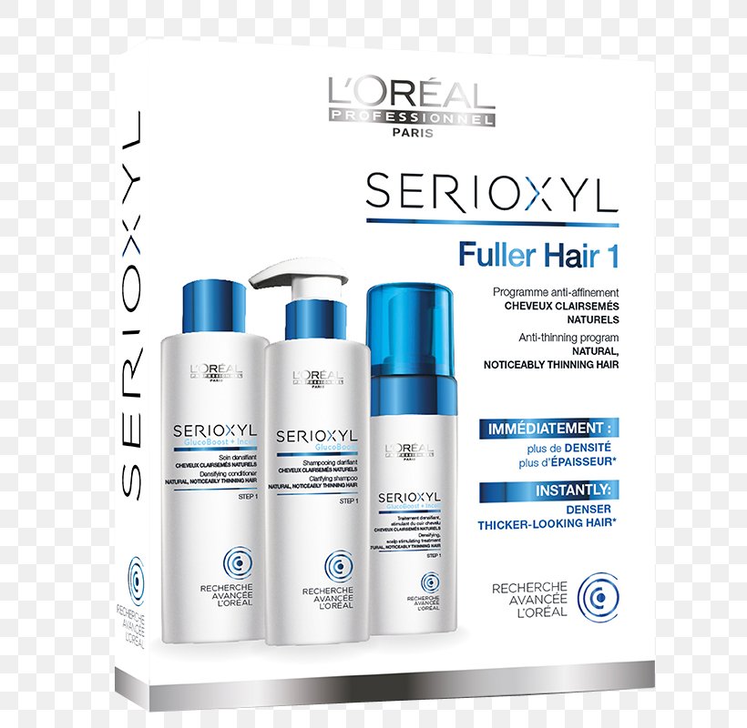 Lotion L'Oréal Professionnel Serioxyl Denser Hair Treatment Hair Care, PNG, 800x800px, Lotion, Capelli, Cream, Hair, Hair Care Download Free