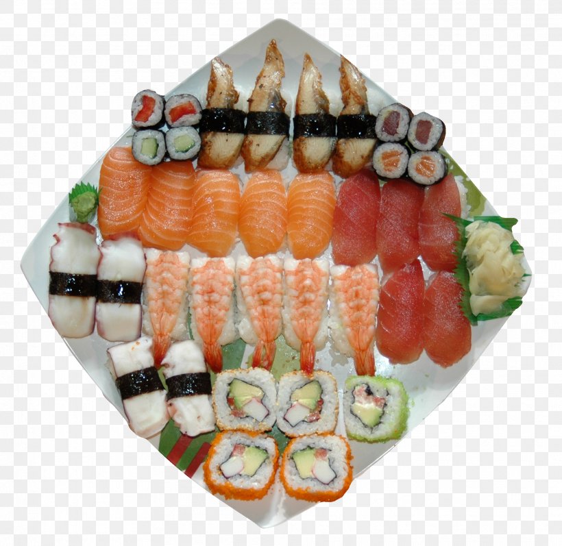 Sushi Japanese Cuisine Asian Cuisine Philadelphia Roll Seafood, PNG, 1876x1824px, Sushi, Appetizer, Asian Cuisine, Asian Food, California Roll Download Free
