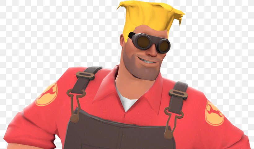 Team Fortress 2 Guile Hair Flattop Goggles, PNG, 800x482px, Team Fortress 2, Engineer, Eyewear, Flattop, Glasses Download Free