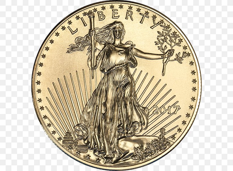 American Gold Eagle Bullion Coin Gold Coin, PNG, 600x600px, American Gold Eagle, American Buffalo, American Silver Eagle, Bullion, Bullion Coin Download Free