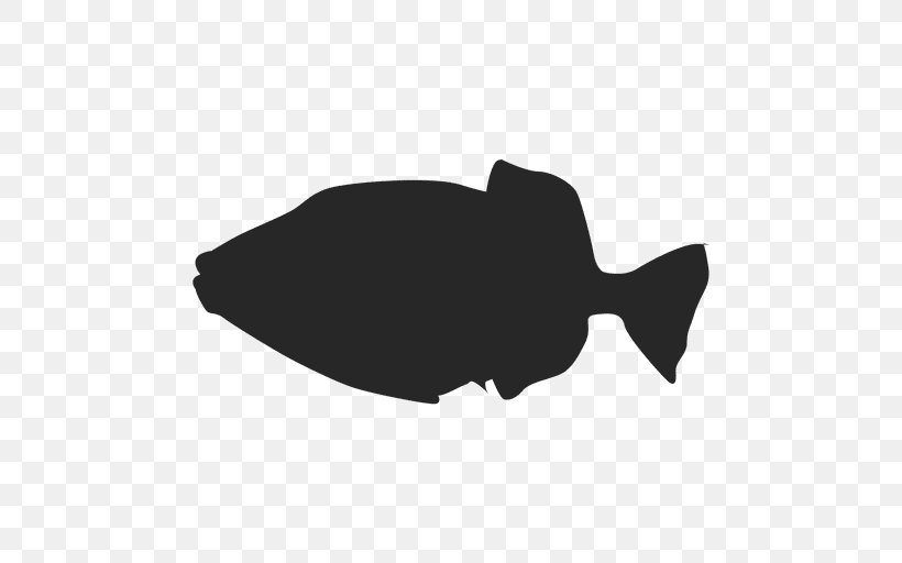 Silhouette Vexel, PNG, 512x512px, Silhouette, Black, Black And White, Fish, Postscript Download Free