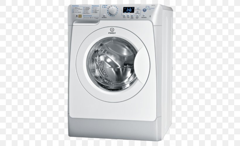 Washing Machines Indesit Co. Home Appliance Hotpoint Clothes Dryer, PNG, 500x500px, Washing Machines, Clothes Dryer, Combo Washer Dryer, Dishwasher, Home Appliance Download Free