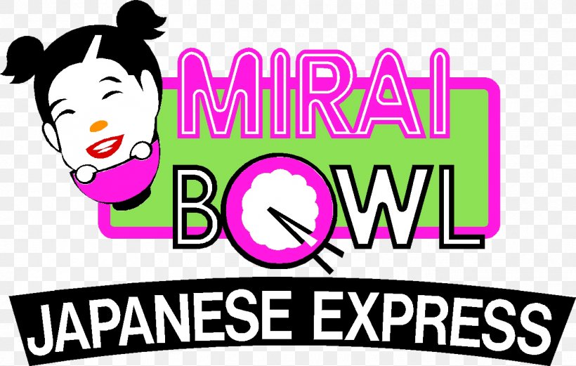 Mirai Bowl Japanese Cuisine Fast Food Take-out Menu, PNG, 1347x857px, Mirai Bowl, Area, Bowl, Brand, Cartoon Download Free