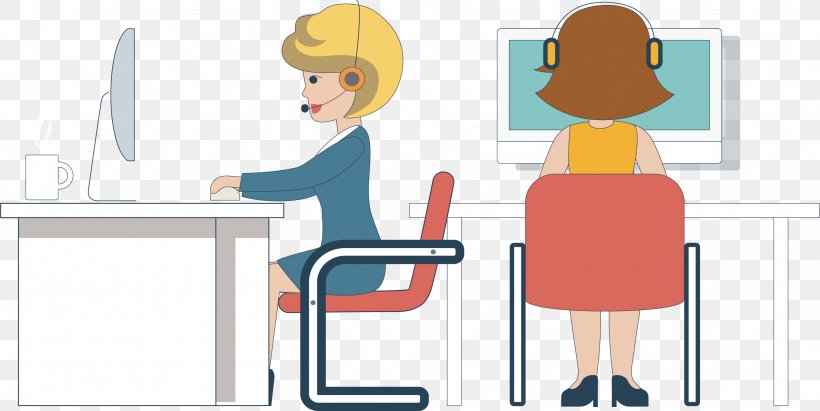 Office, PNG, 2657x1332px, Office, Art, Business, Cartoon, Chair Download Free