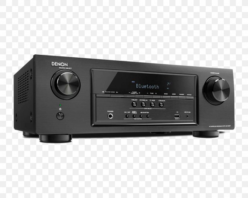 AV Receiver Denon AVR-S510BT Denon AVR-S530BT Audio, PNG, 1280x1024px, 4k Resolution, Av Receiver, Audio, Audio Equipment, Audio Receiver Download Free