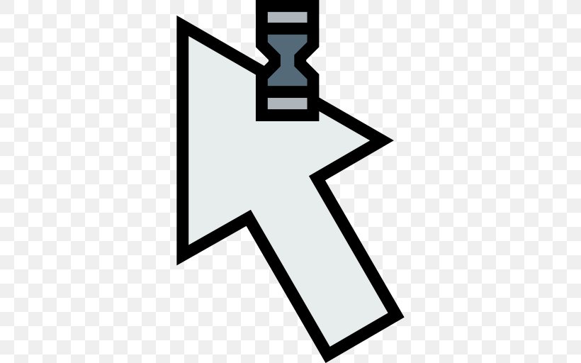 Computer Mouse Pointer Cursor, PNG, 512x512px, Computer Mouse, Area, Black, Black And White, Computer Download Free