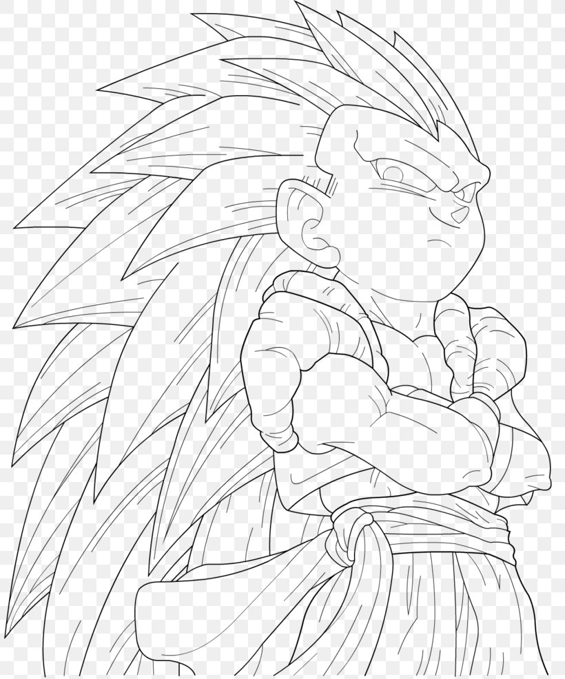 Goku Gohan Trunks Drawing Dragon Ball, PNG, 811x986px, Goku, Artwork, Black, Black And White, Coloring Book Download Free