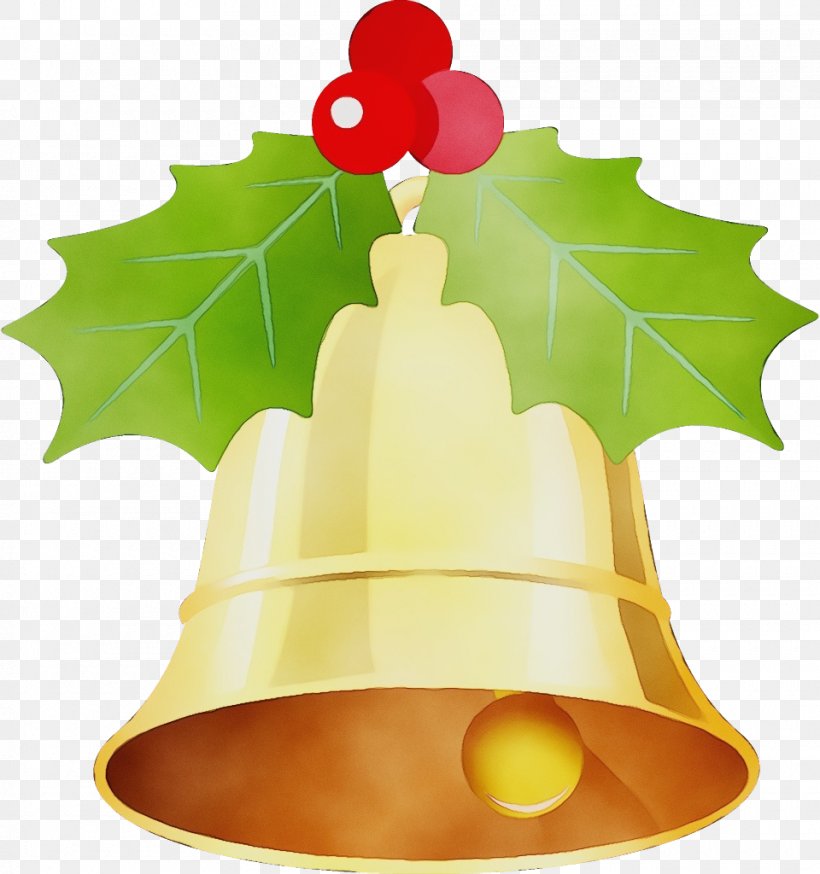 Holly, PNG, 960x1024px, Watercolor, Bell, Holly, Leaf, Paint Download Free