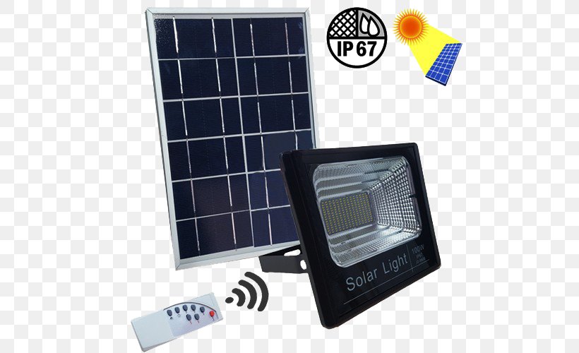 Battery Charger Light-emitting Diode Solar Energy Solar Panels, PNG, 500x500px, Battery Charger, Electronics Accessory, Energy, Faro, Floodlight Download Free