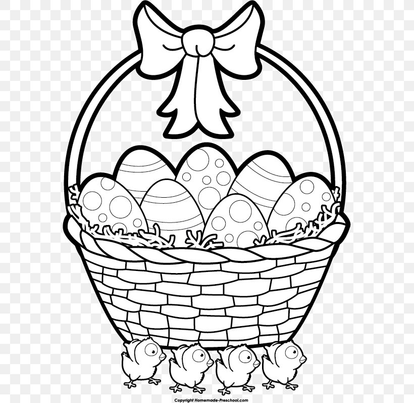 Easter Bunny Easter Egg Easter Basket Clip Art, PNG, 571x797px, Easter Bunny, Art, Basket, Black, Black And White Download Free
