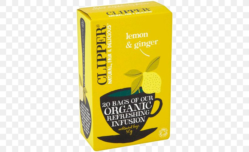 Green Tea Organic Food Ginger Tea Coffee, PNG, 500x500px, Tea, Brand, Citric Acid, Clipper Tea, Coffee Download Free