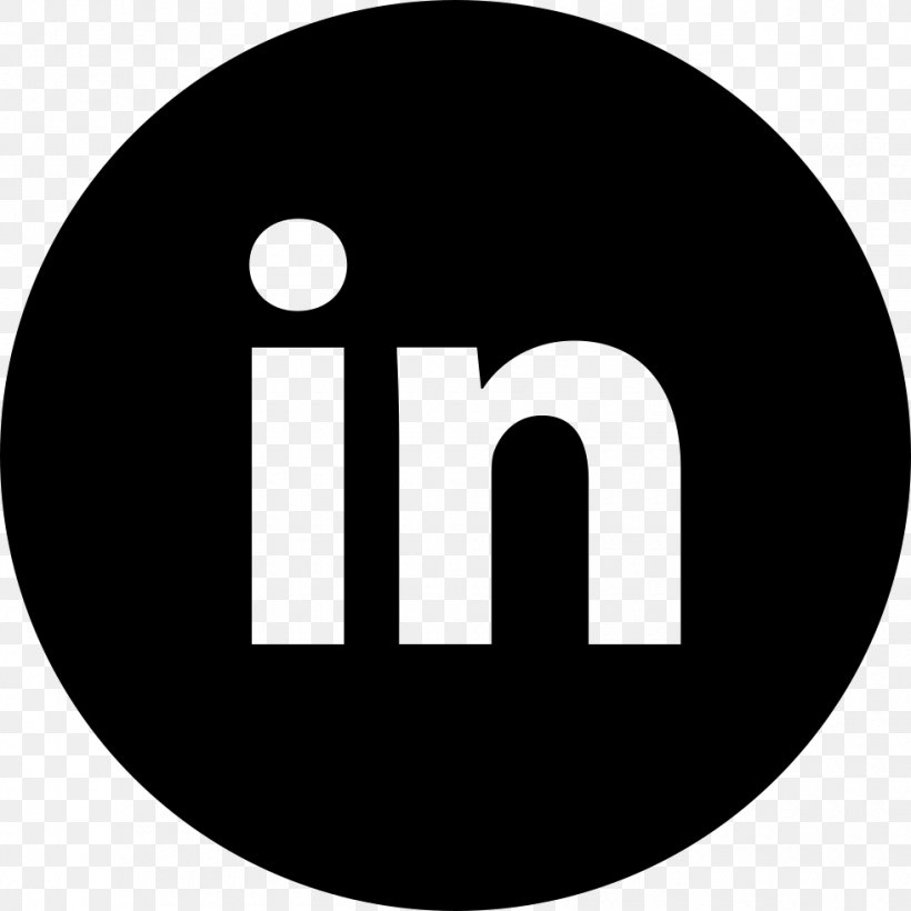 LinkedIn Social Media Desktop Wallpaper Clip Art, PNG, 980x980px, Linkedin, Area, Black And White, Brand, Logo Download Free