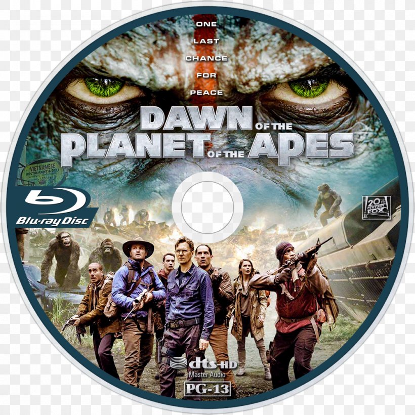 Planet Of The Apes 20th Century Fox Blu-ray Disc El Planeta De Los Simios Film, PNG, 1000x1000px, 20th Century Fox, 20th Century Fox Home Entertainment, 2014, Planet Of The Apes, Andy Serkis Download Free