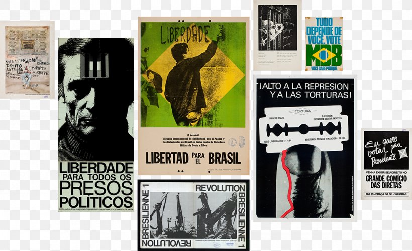 Rio De Janeiro Poster Centro Cultural Banco Do Brasil Brazilian Military Government Exposição 