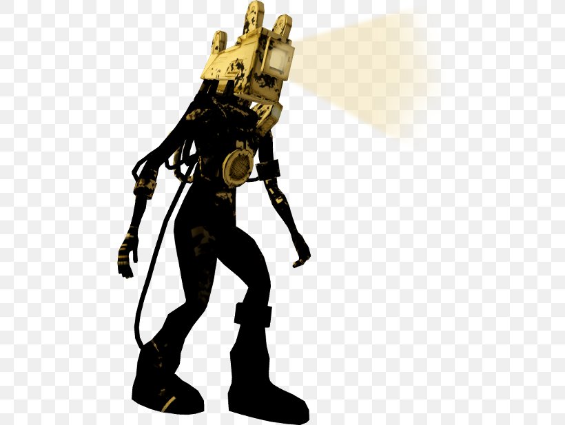 Bendy And The Ink Machine Projectionist Video Game, PNG, 480x617px, Bendy And The Ink Machine, Action Figure, Animation, Chapter, Drawing Download Free