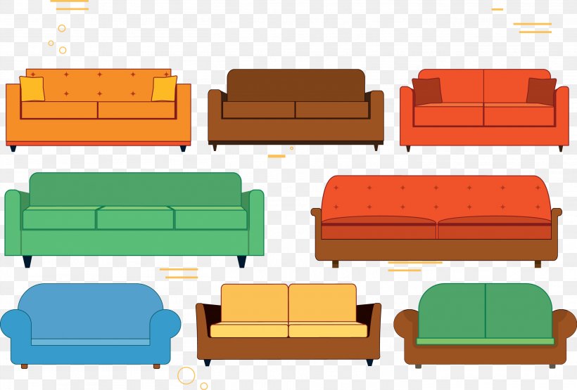 Couch Software Euclidean Vector, PNG, 2819x1908px, 2d Computer Graphics, Couch, Area, Chair, Furniture Free