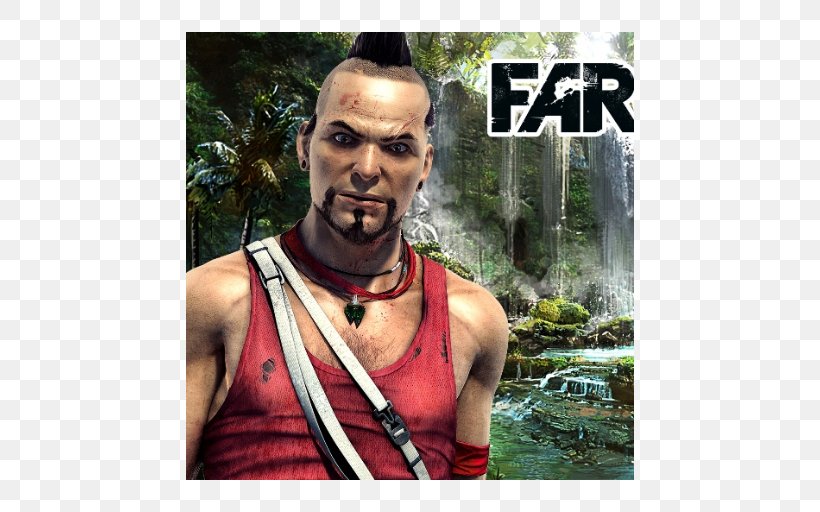 Far Cry 3 Far Cry 5 Video Game Xbox 360, PNG, 512x512px, Far Cry 3, Crytek, Facial Hair, Far Cry, Far Cry 5 Download Free