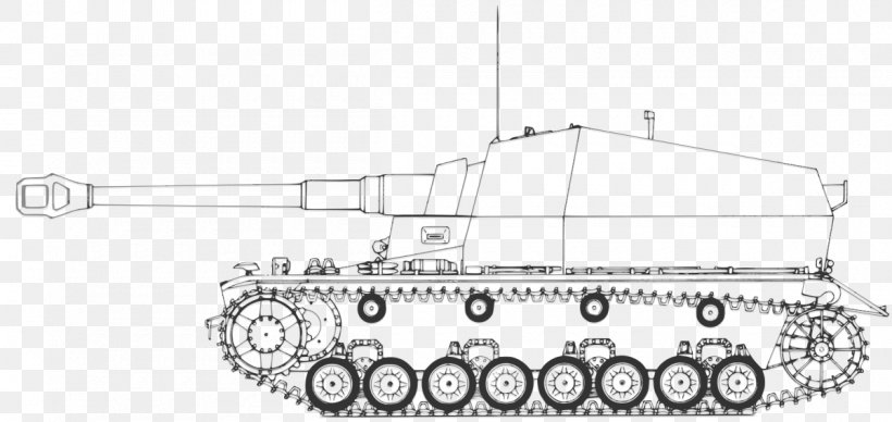 10.5 Cm K Self-propelled Artillery Self-propelled Gun Tank Destroyer Weapon, PNG, 1200x569px, Selfpropelled Artillery, Armour, Artillery, Auto Part, Black And White Download Free