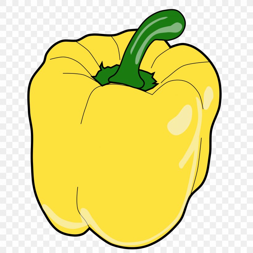Bell Pepper Vegetable Yellow Pepper Food Clip Art, PNG, 2400x2400px, Bell Pepper, Apple, Artwork, Bell Peppers And Chili Peppers, Calabaza Download Free