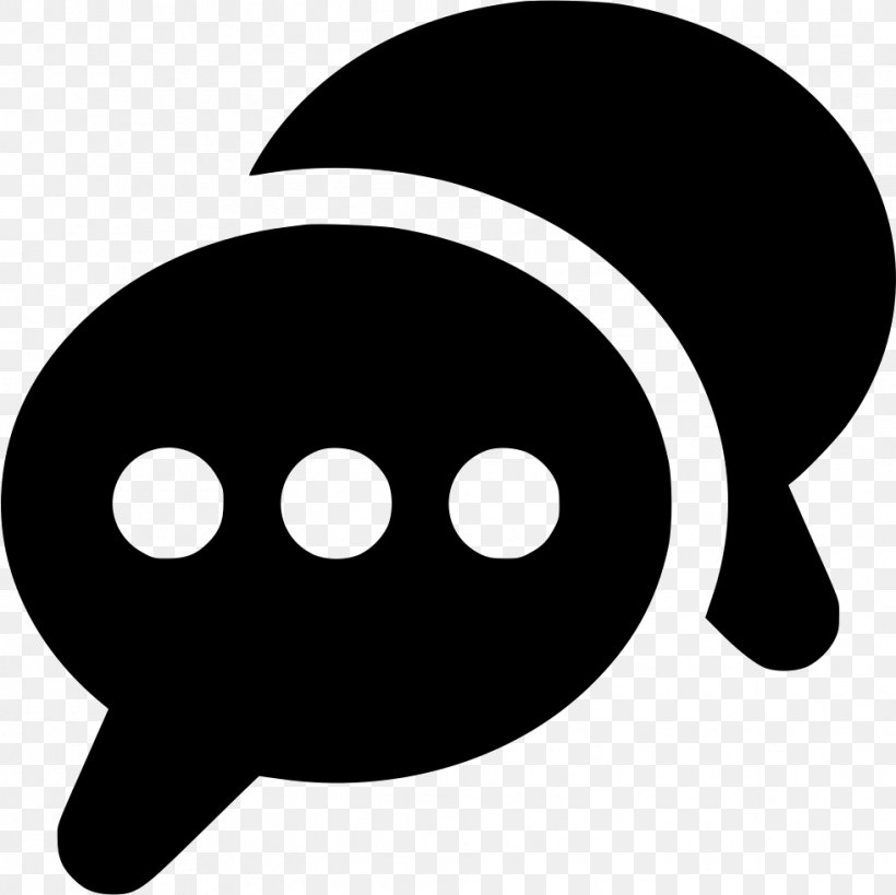 Conversation Online Chat Communication Internet, PNG, 981x980px, Conversation, Black, Black And White, Business, Communication Download Free