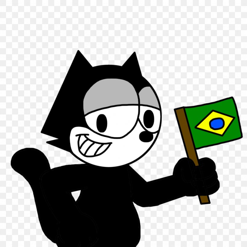 Felix The Cat Cat Food Flag Of Brazil, PNG, 894x894px, Felix The Cat, Animated Film, Brazil, Cartoon, Cat Download Free