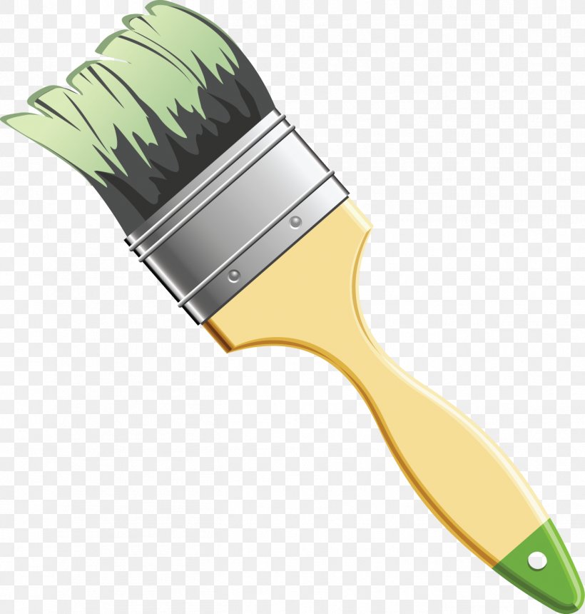 Paint Brushes Euclidean Vector Painting, PNG, 1351x1417px, Brush, Hardware, Inkstick, Paint, Paint Brushes Download Free