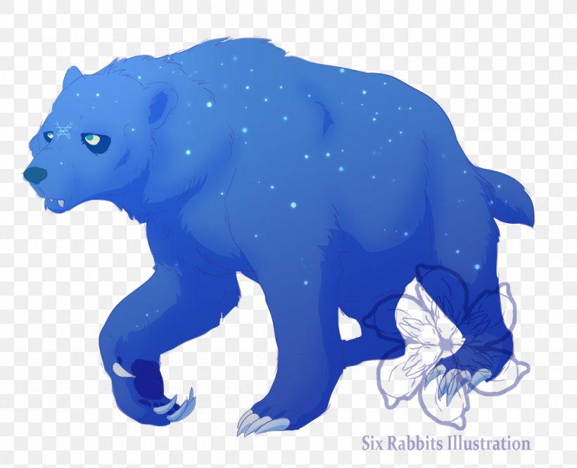 Bear Cat Dog Canidae, PNG, 1000x812px, Bear, Animal, Animal Figure, Blue, Canidae Download Free