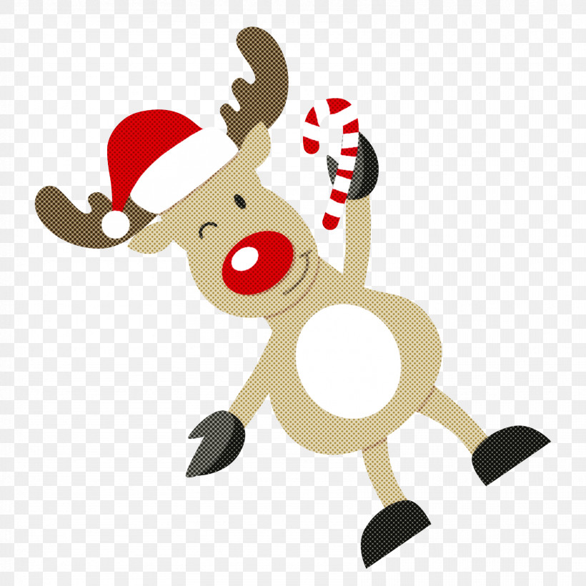 Reindeer, PNG, 1667x1667px, Nose, Antler, Deer, Reindeer, Sticker Download Free