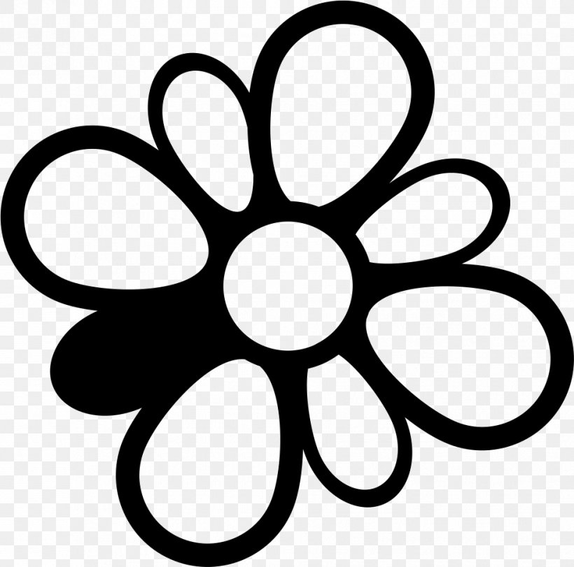 Logo ICQ, PNG, 981x971px, Logo, Area, Black And White, Flower, Icq Download Free
