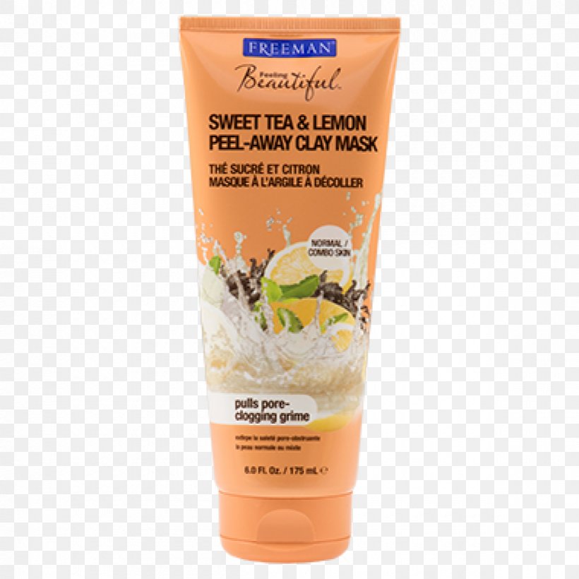 Sweet Tea Mask Lemon Facial, PNG, 1200x1200px, Sweet Tea, Body Wash, Clay, Cream, Exfoliation Download Free