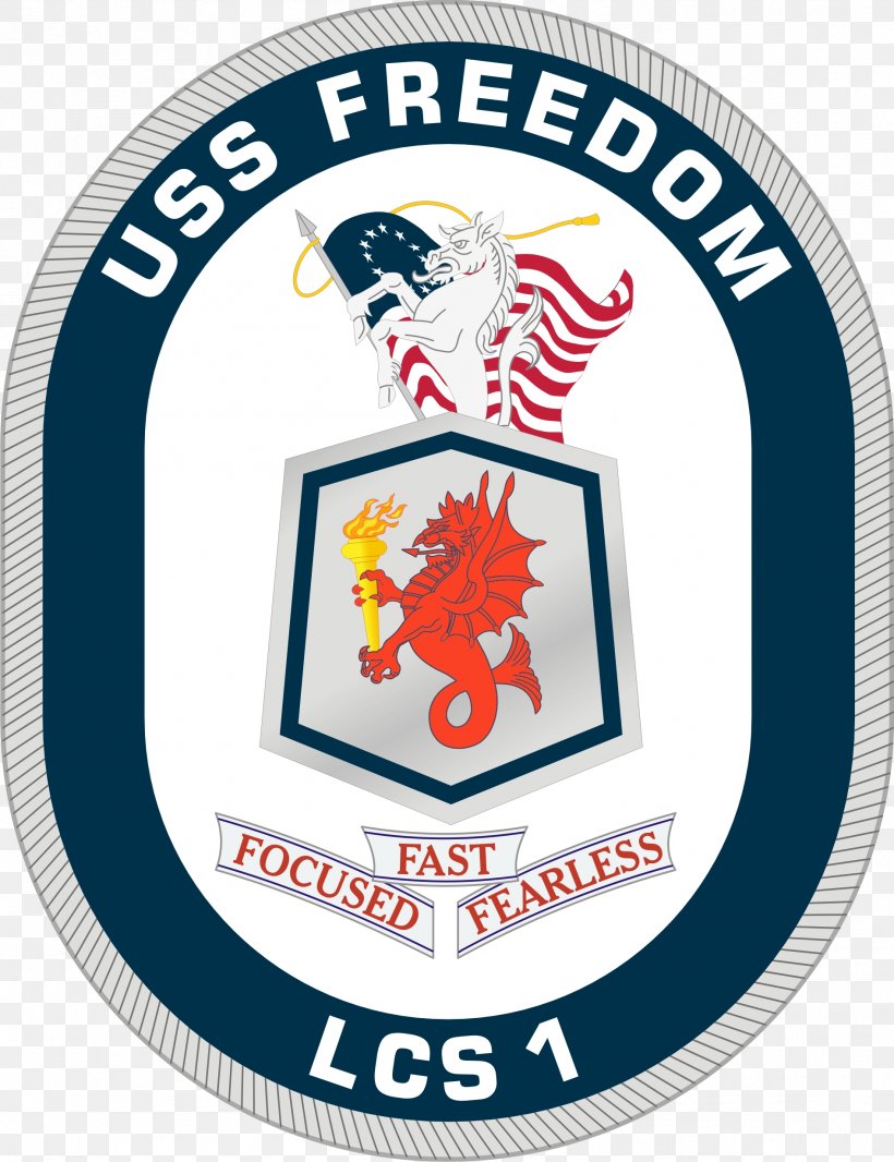 USS Freedom (LCS-1) United States Navy Freedom-class Littoral Combat Ship, PNG, 1893x2463px, Uss Freedom Lcs1, Area, Badge, Brand, Crest Download Free