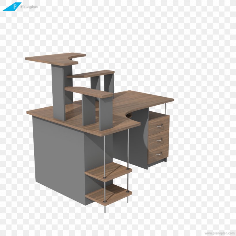 Desk Product Design Angle, PNG, 1000x1000px, Desk, Computer Desk, Furniture, Plywood, Shelf Download Free