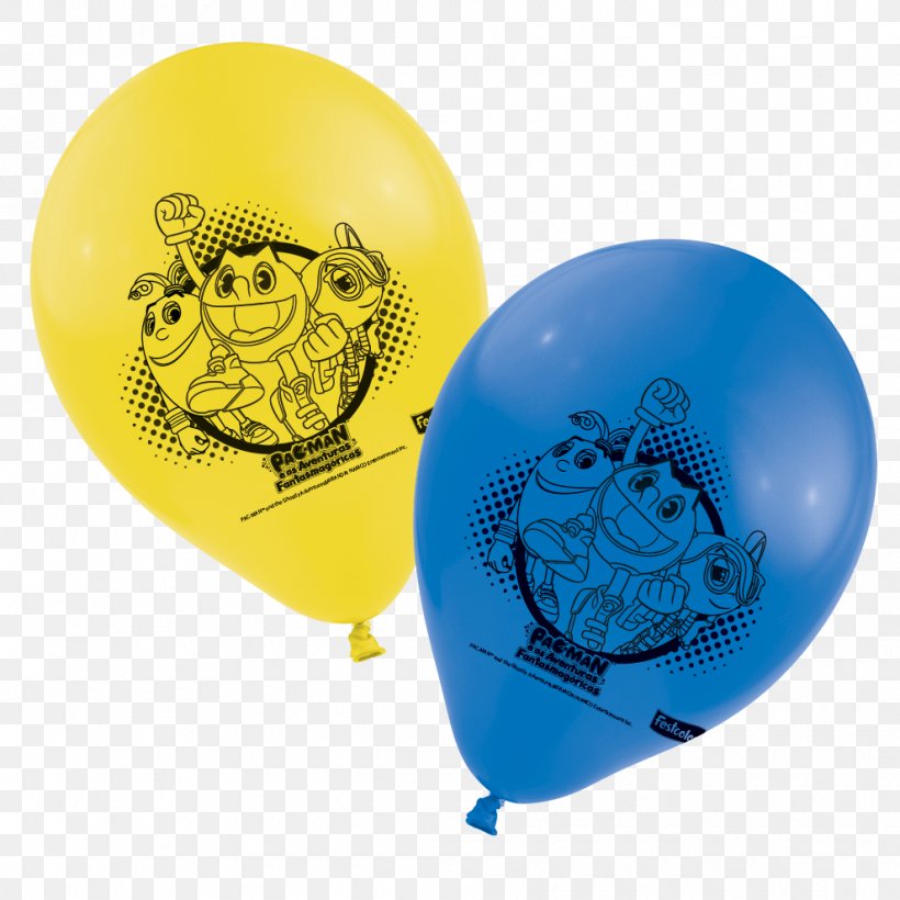 Pac-Man Toy Balloon Party Birthday, PNG, 990x990px, Pacman, Adventure, Bag, Balloon, Birthday Download Free