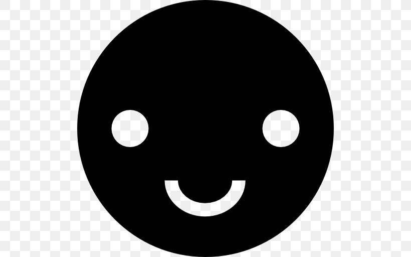 Smiley Emoticon Face, PNG, 512x512px, Smile, Black, Black And White, Emoji, Emoticon Download Free